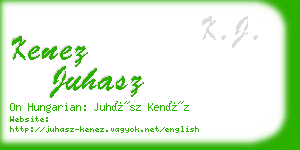 kenez juhasz business card